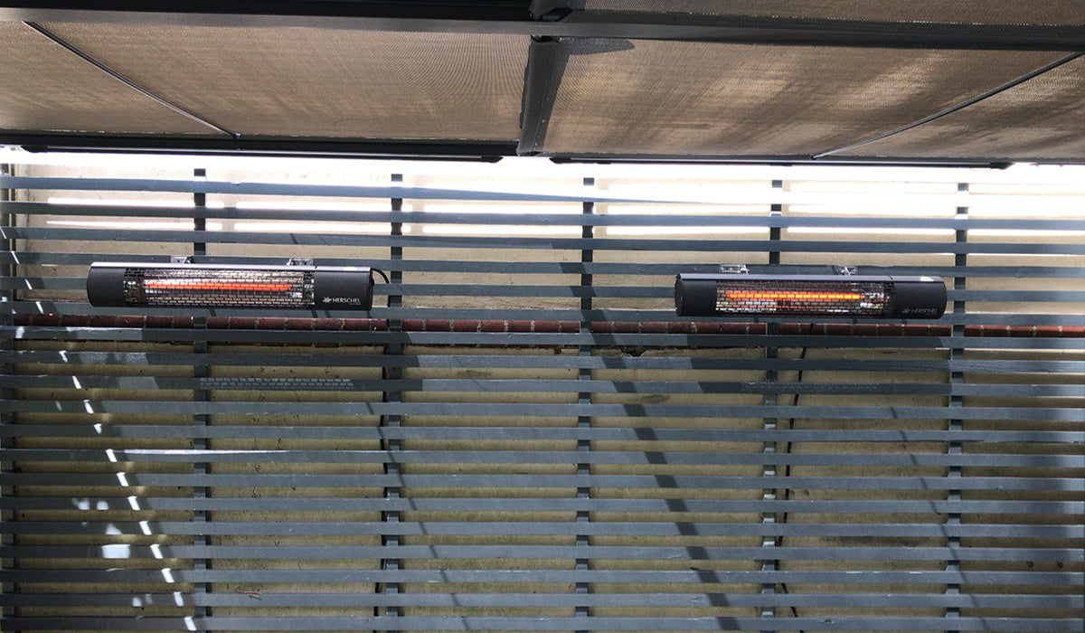 Herschel California Black 2000W Infrared Patio Heater