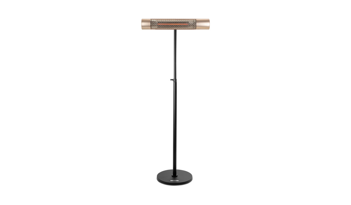 Herschel California Gold 2000W Infrared Patio Heater and Stand