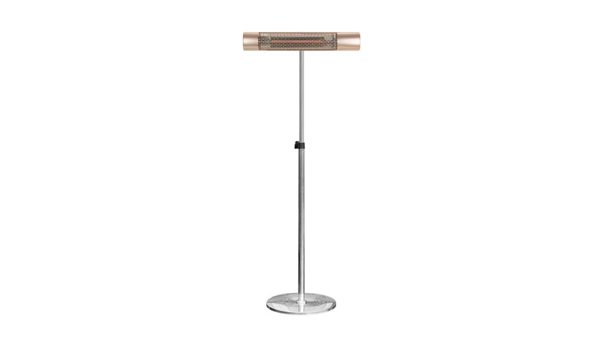 Herschel California Gold 2000W Infrared Patio Heater and Stand