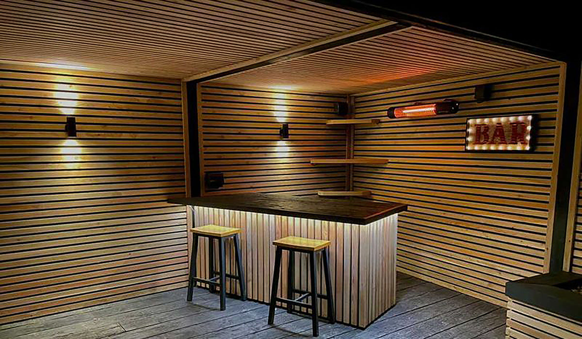 Herschel California Black 2000W Infrared Patio Heater