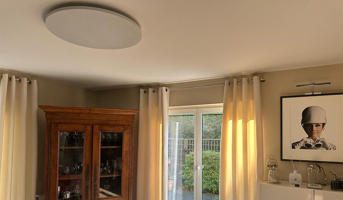 Round-White-Livingroom-Infrared-Heater