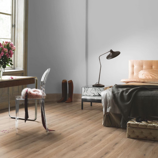 OAK Classic 3060 Wide plank White matt lacquer