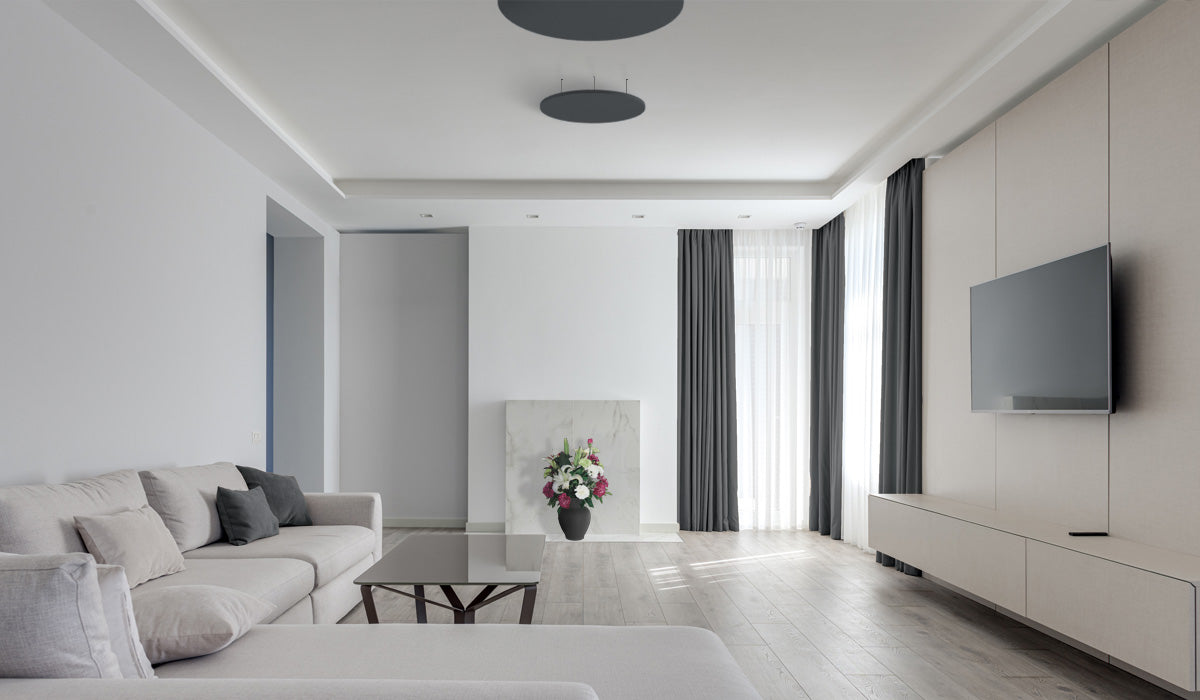 Round-Grey-Livingroom-ceiling-infrared-heating