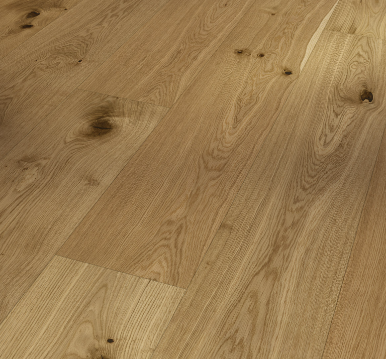 Angled close-up of a wooden floor surface.