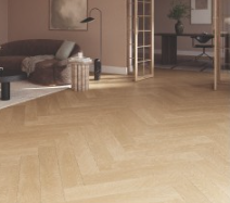 Hickory Townhouse Basic 400 Wide plank Matt-finish texture