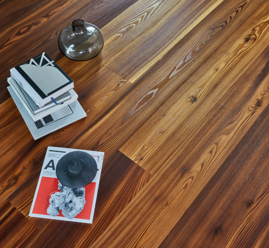 Larch smoked Soft texture    Classic 3060 Wide plank Soft texture Natural oil plus