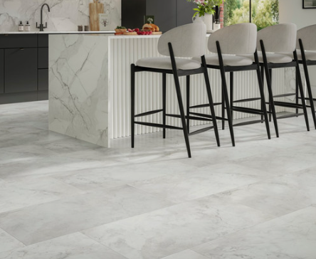 MARBLE ABBEY WHITE   Modern Trendtime 5,  Oversize tile,  Mineral texture