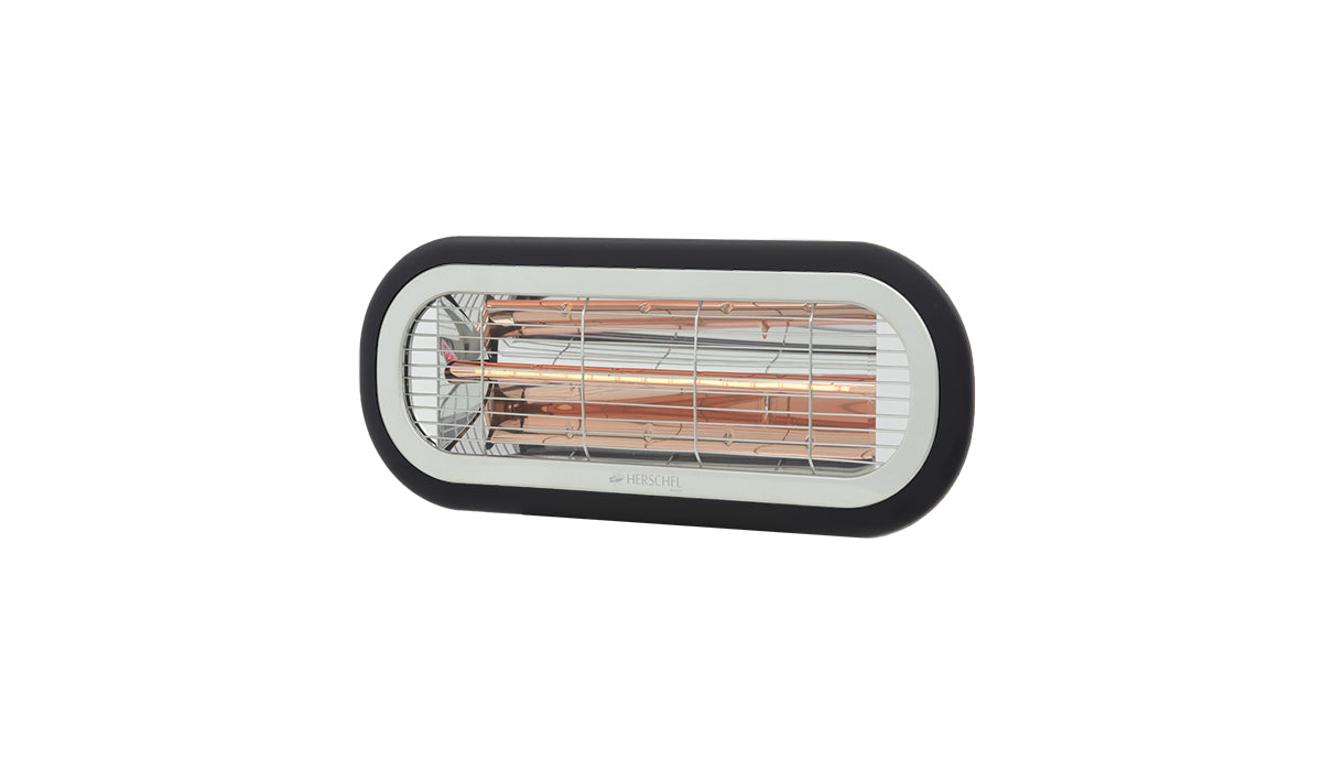 Miami Black 2000W Infrared Patio Heater and Stand