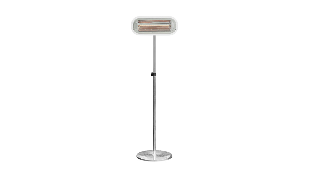 Herschel Miami White 2000W Infrared Patio Heater and Stand