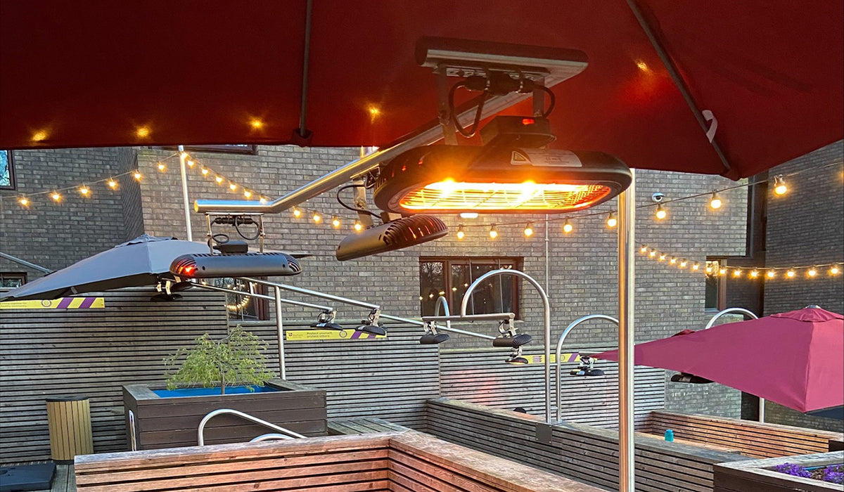 Herschel Miami Black 2000W Infrared Patio Heater