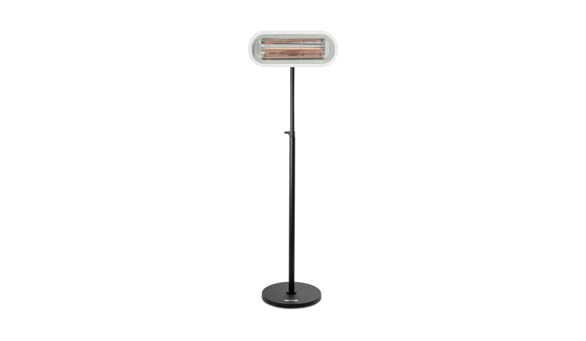 Herschel Miami White 2000W Infrared Patio Heater and Stand