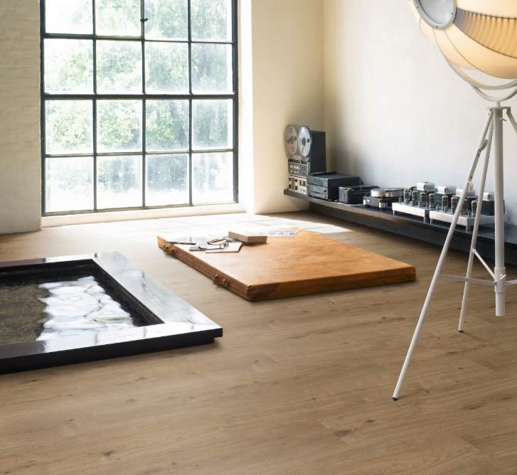 Oak Atmosphere umber Modern Wide plank Authentic texture