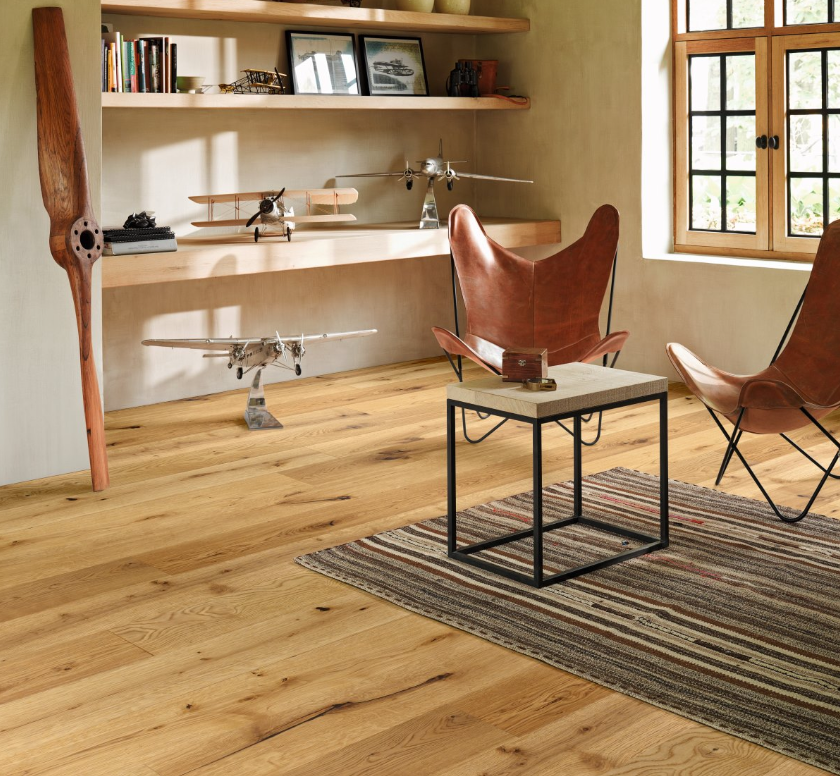 OAK BRUSHED Classic 3060 Wide plank Brushed texture Natural oil plus