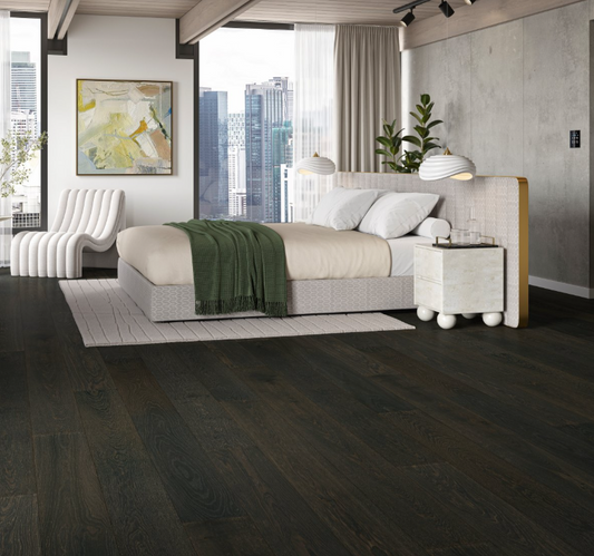 Oak Pinot black  Modern Classic 3060 Wide plank Matt lacquer