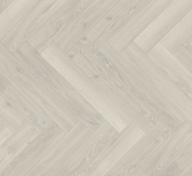 Oak Skyline white- Townhouse Trendtime 3, Herringbone, Natural matt texture