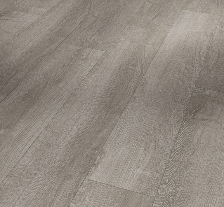 Oak light-grey Modern Basic 400 Wide plank Matt-finish texture