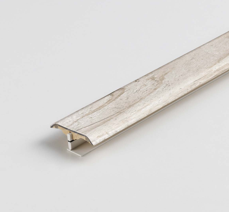 Old wood whitewashed 3-in-1 vinyl profile