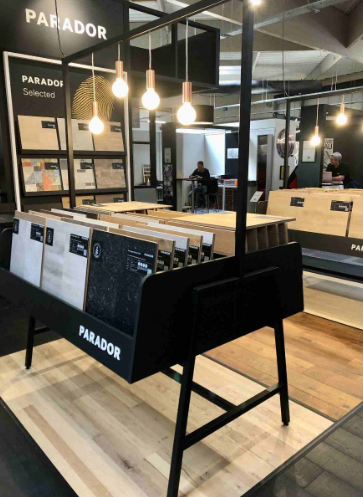 Stone Trafalgar light grey Modern Trendtime 5 Square Tile Mineral texture