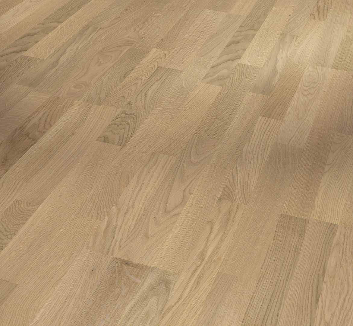 Oak Sauvignon light-whitewashed -Townhouse Classic 3060 3-strip White matt lacquer