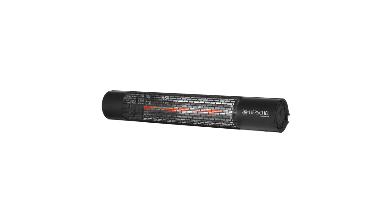 Herschel California Black 2000W Infrared Patio Heater and Stand