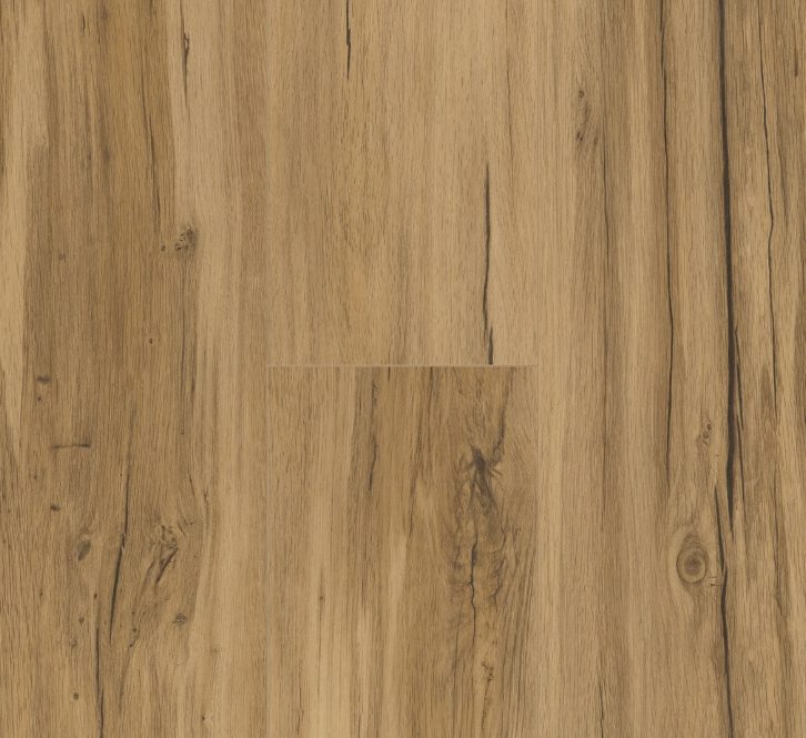 Close-up of a wooden floor-  Oak Memory natural  wide plank floor- with a natural finish