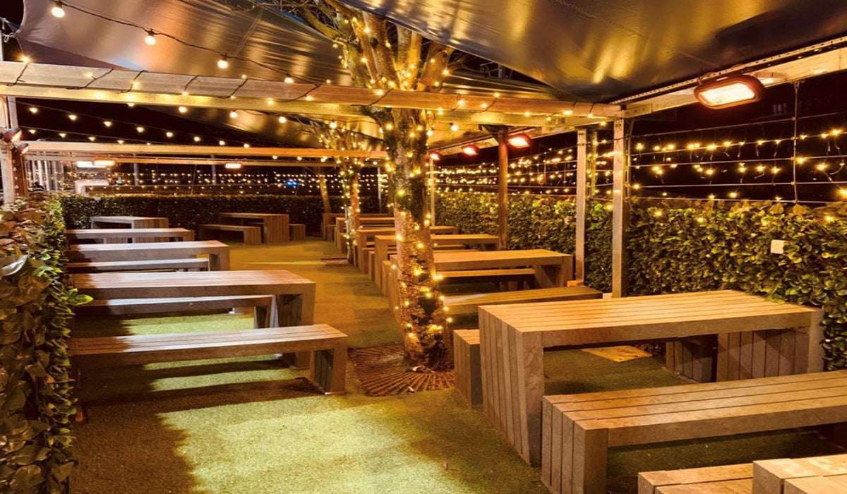 Herschel Miami White 2000W Infrared Patio Heater