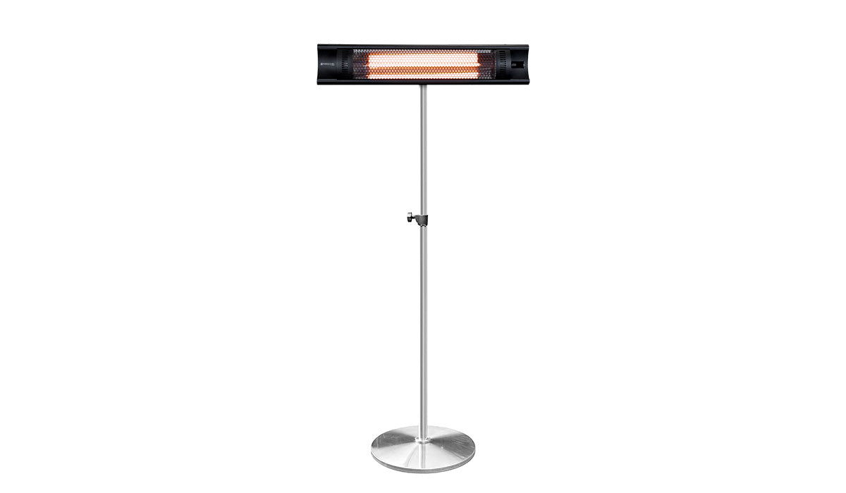 Herschel Colorado 2500W Infrared Patio Heater with Remote and Stand
