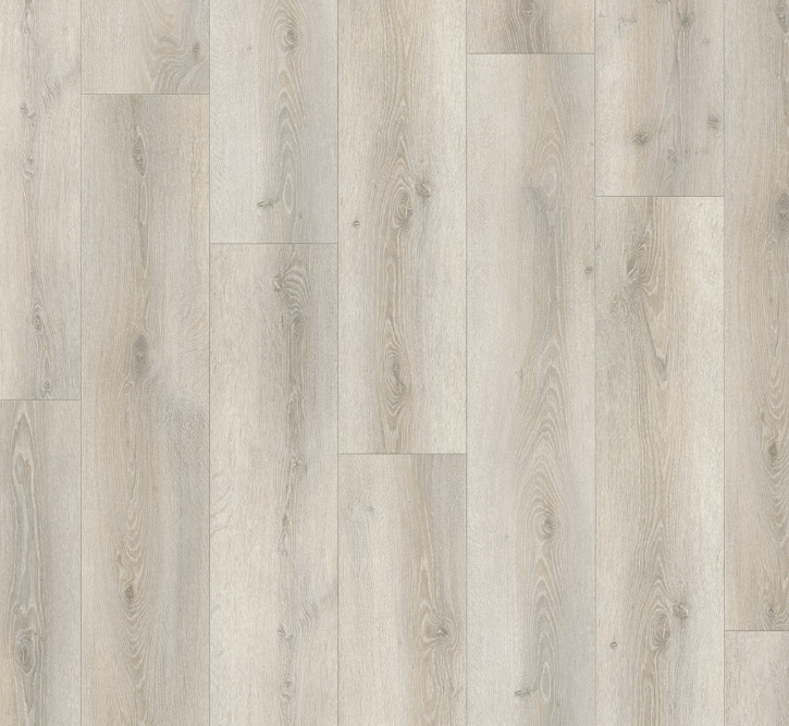 Wooden floor with a light brown and gray pattern