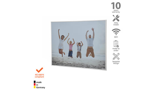 Photo infrared heating panel supplied by eco friendly heating