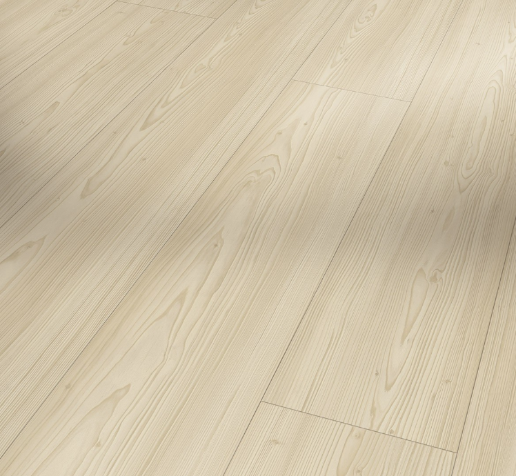 Close-up of light wood flooring with a natural finish