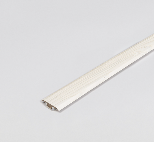Larch Apollo white floor profile on a light gray background