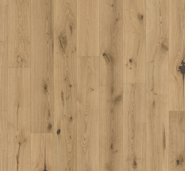 Close-up of wooden flooring with a natural finish