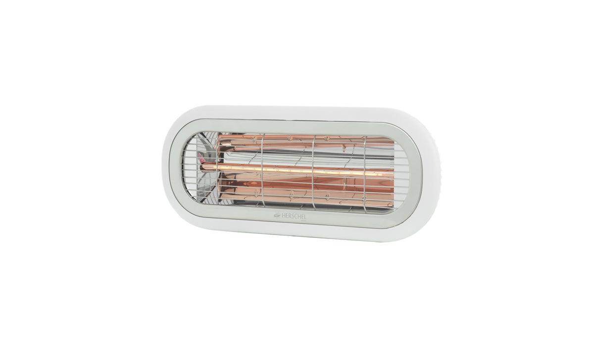 Herschel Miami White 2000W Infrared Patio Heater and Stand