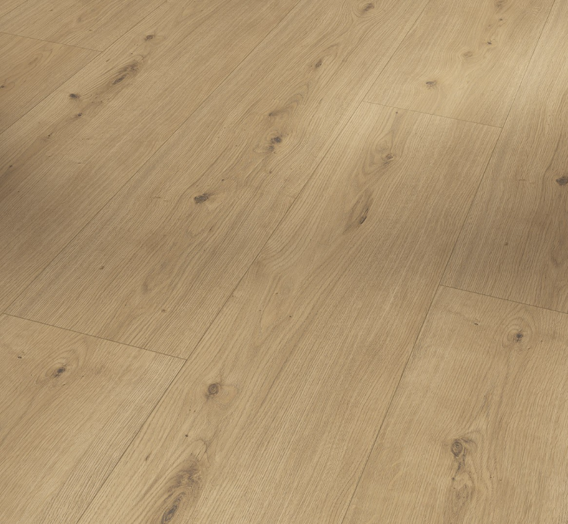 Close-up of wooden flooring with a natural finish