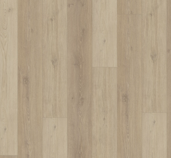 Face on view of Parador Trendtime 6 Oak Natural Mix Grey vinyl flooring.