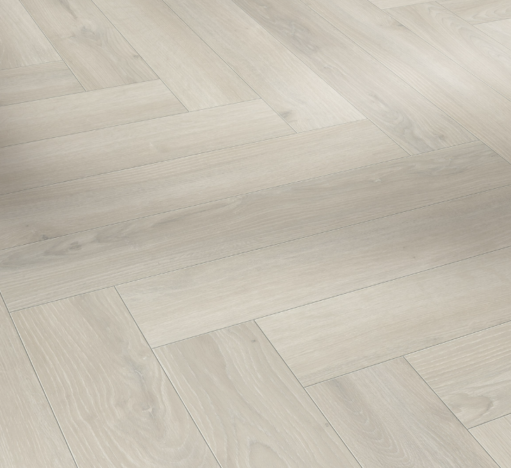 Oak Skyline white-  Townhouse Trendtime 3,  Herringbone,  Natural matt texture