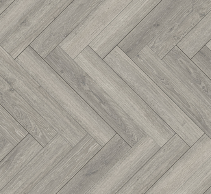 Oak Studioline light-grey-  Townhouse Trendtime 3,  Herringbone,  Natural matt texture