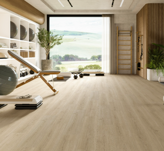 Oak Regent beige   Chalet Basic 5.3 Wide plank Elegant texture