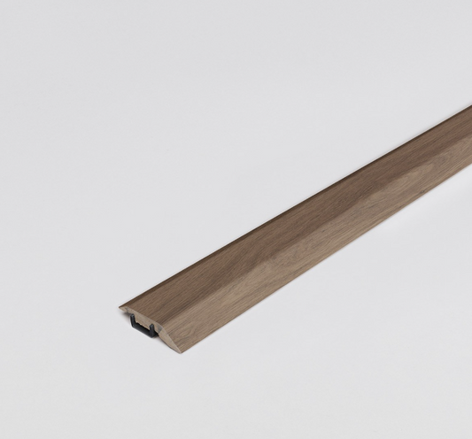 Wooden strip on a white background
