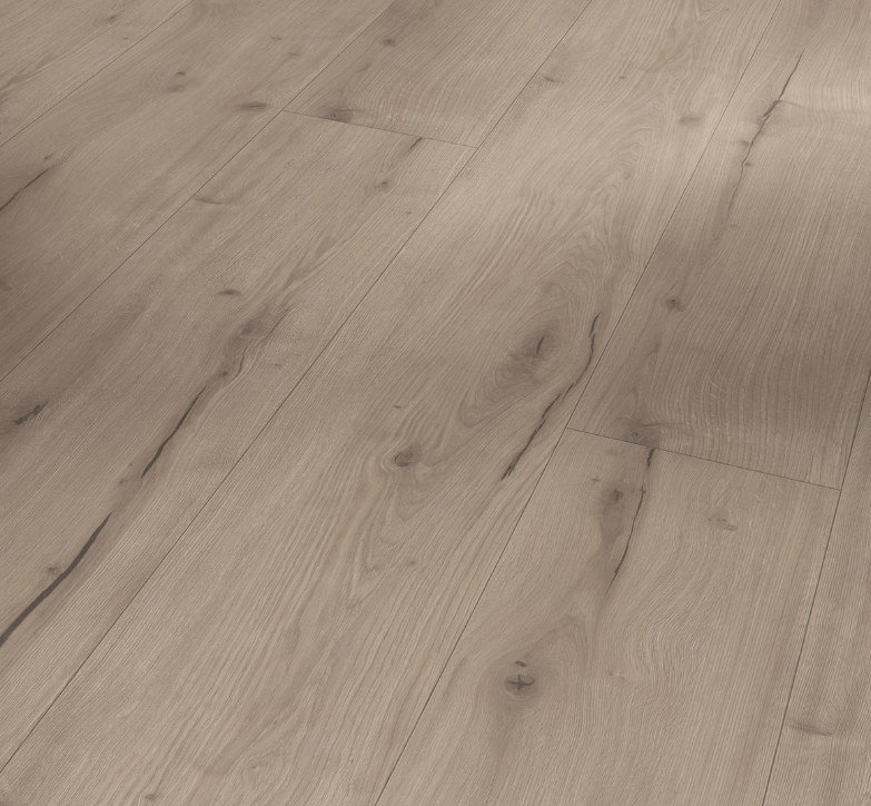 Close-up of Oak Helios Grey floor with a natural finish