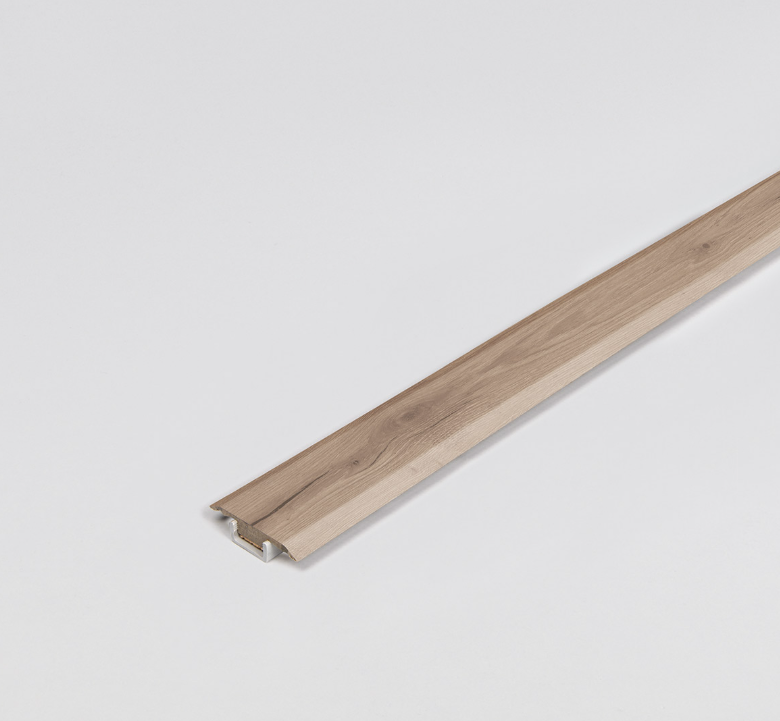 Oak Helios Grey strip on a light gray background