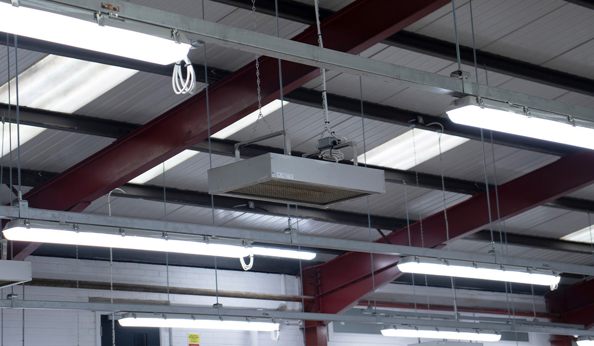 Eco Friendly Heating Factory Suspended heater, maintenance free