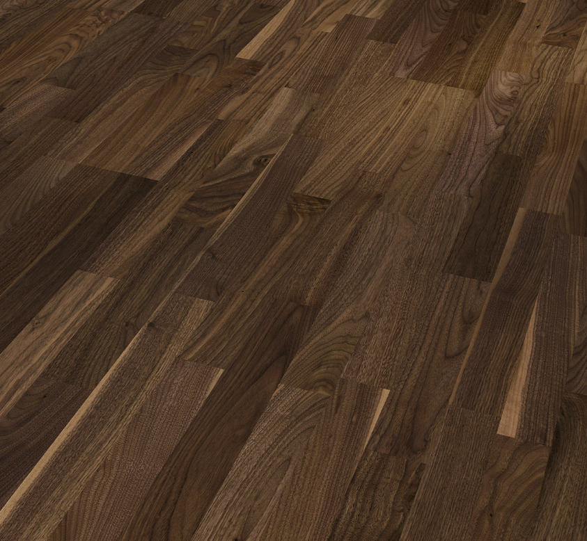 Walnut Classic 3060 3-strip Matt lacquer