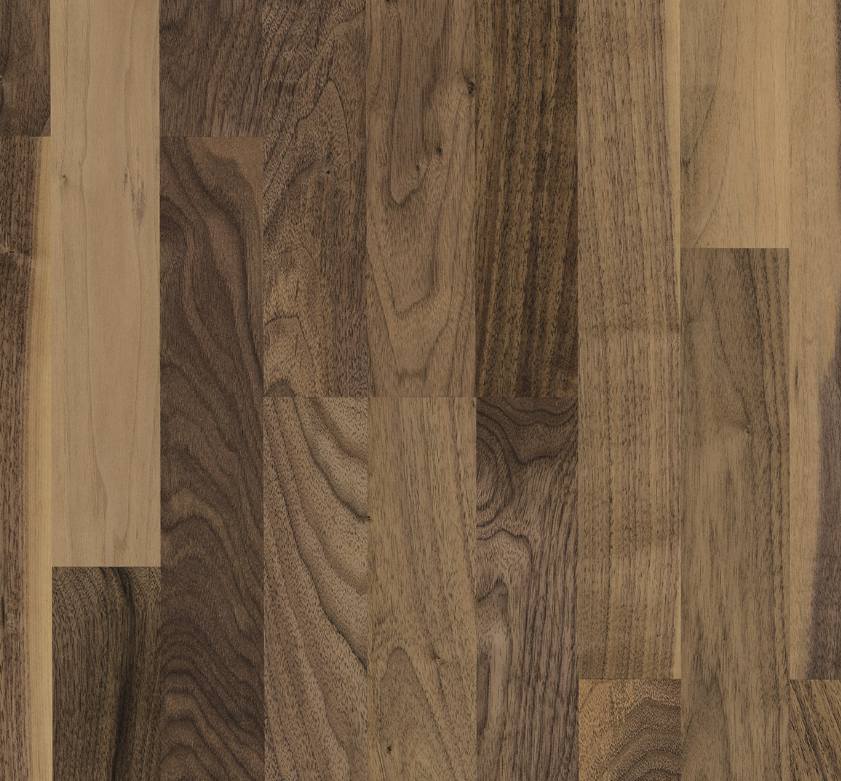 Walnut  Classic 3060 3-strip Matt lacquer