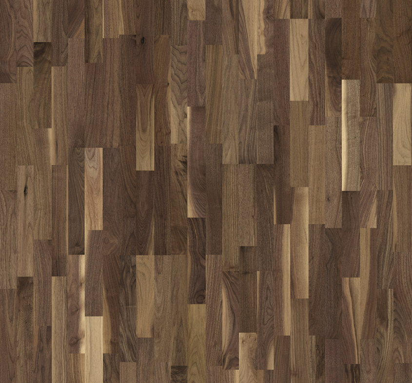 Walnut  Classic 3060 3-strip Matt lacquer