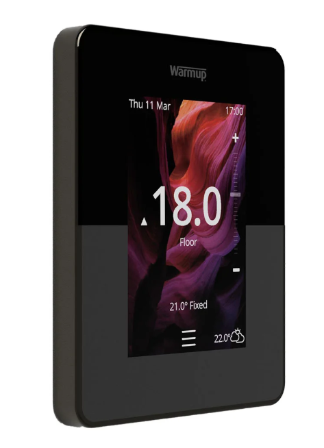 Smart thermostat for electric underfloor heating