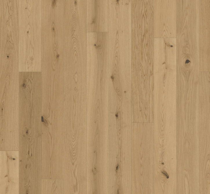 Close-up of a wooden floor with a natural finish