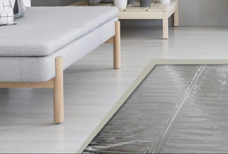 Efficient Electric Underfloor Heating for Laminate, Vinyl and Wood Floors.