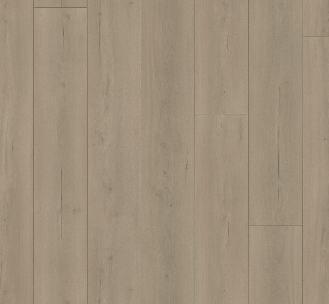 Close-up of the vivid texture on Parador Oak Loft grey laminate flooring.