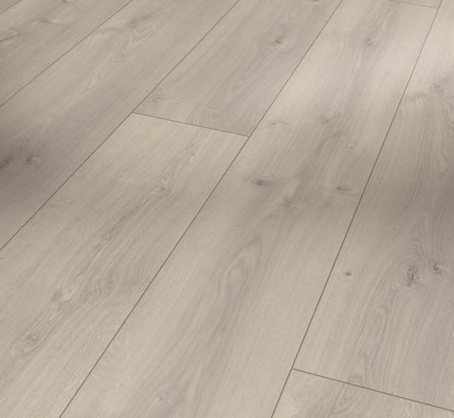 Extra-long château plank format of Parador Trendtime 6 laminate flooring.